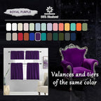 DONREN Room Darkening Window Curtain Panels - Image 3