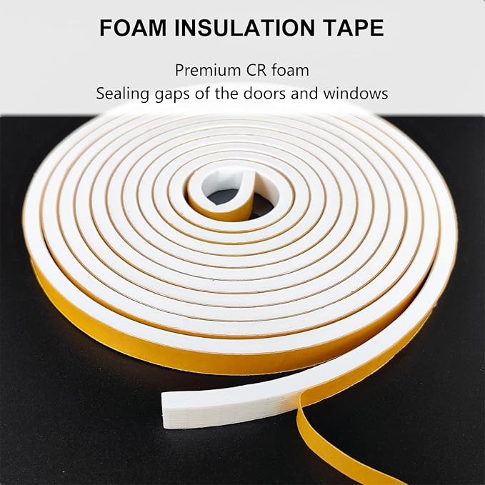 Weather Stripping Door Seal Strip, Strong Adhesive, Weatherproof, Gap Filler - Image 5