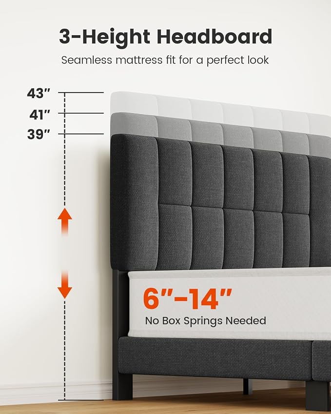 Amada Twin Platform Bed Frame - Image 4