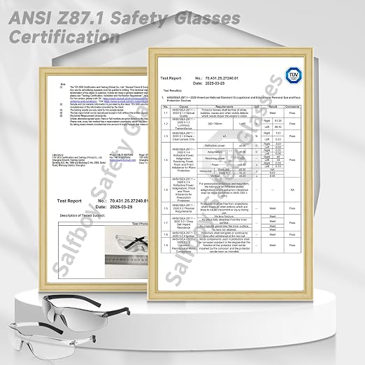 30 Pack Safety Glasses ANSI Z87.1 Scratch Resistant Eyewear - Image 8