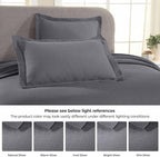 Superior 3 Piece Basketweave Cotton Bedspread Set, Home Bed Decor, Decorative - Image 7