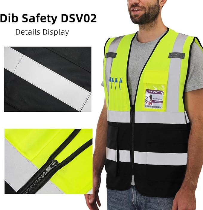 Dib Safety Reflective Vest High Visibility - Image 4