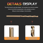 Drill Bit, #41 Cutting Diameter, 4341 HSS Gold Finish 118° Cutting Angle Number - Image 3