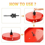 Hole Saw Heavy Duty bit Hex Shank, Hole Saw HSS - Image 8
