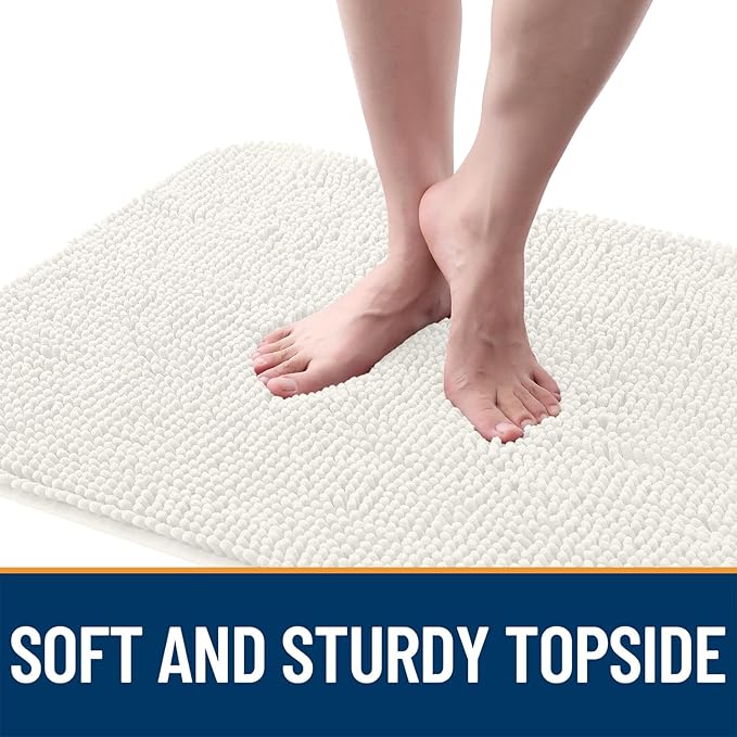 OLANLY Dog Door Mat for Muddy Paws 59x35, Absorbs Moisture and Dirt, Absorbent - Image 4