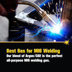 PrimeWeld 75% Argon 25% CO2 Bottle 125CF | DOT 3AA | USA CGA 580 Valve | Best - Image 6