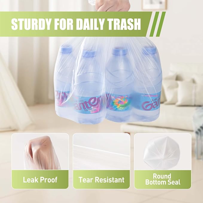 Zhuqing 3 Gallon Trash Bags, 10L Biodegradable Garbage Bags - Image 3