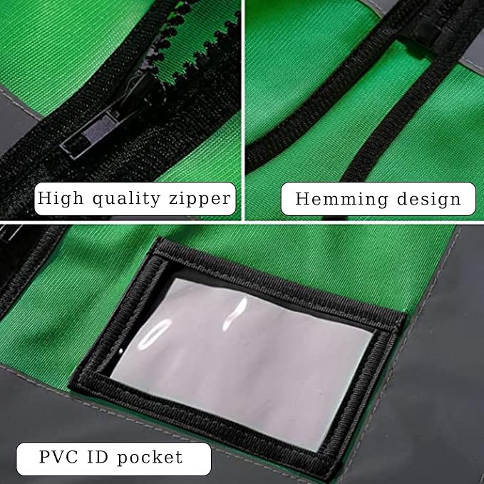 BeautyWill Custom Safety Vest Customized Logo Class 2 High Visibility - Image 2