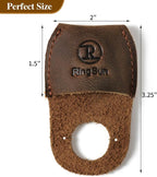 RingSun Thumb Guard Wood Carving Tools, Leather Finger Protector, Handmade - Image 2