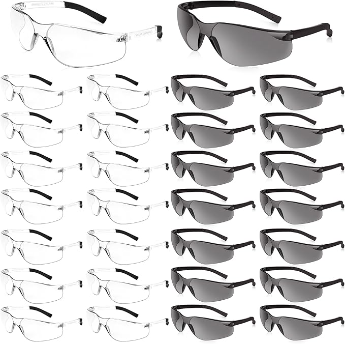 Safety Glasses for Men Women ANSI Z87.1 Safety Glasses Bulk Protective Eyewear by Salfboy
