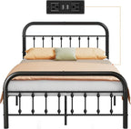 WLIVE Metal Platform Bed Frame, Full Size Bed Frame - Image 9