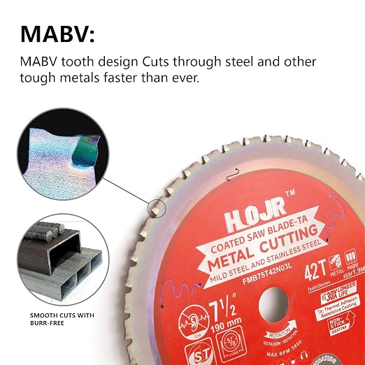 Metal Cutting Circular Saw Blade, Steel and Stainless Steel Cutting, The - Image 4
