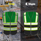 BeautyWill Custom Logo 10/20 Pack Safety Vest Class2 High Visibility Vest - Image 5