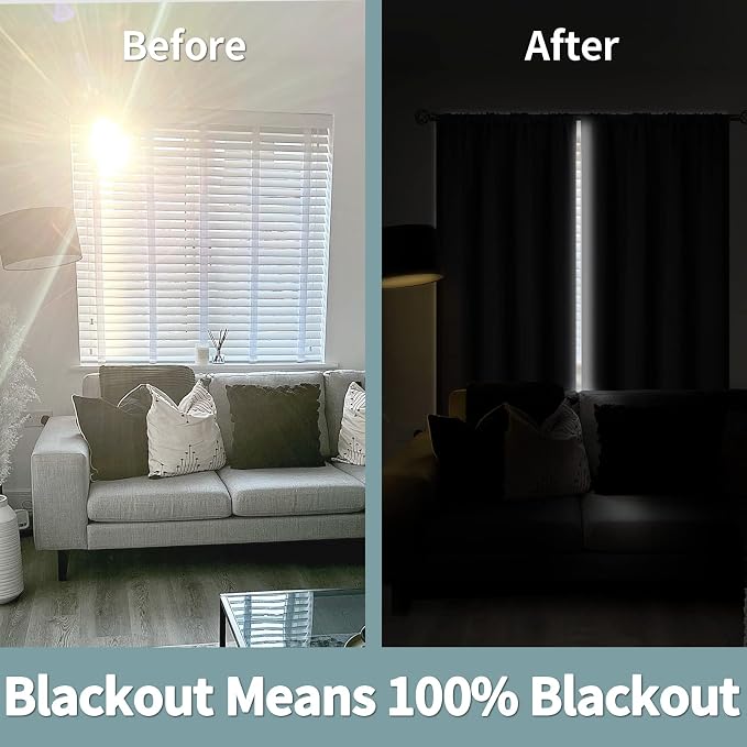 BGment Extra Long Blackout Curtains - Image 3