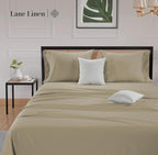 LANE LINEN 600 Thread Count 100% Mercerized Cotton California King Sheet Sets - Image 4