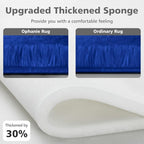 Ophanie Upgrade 4x6 Blue Rugs for Bedroom, Dark Blue Fluffy Shaggy Soft Carpet - Image 3