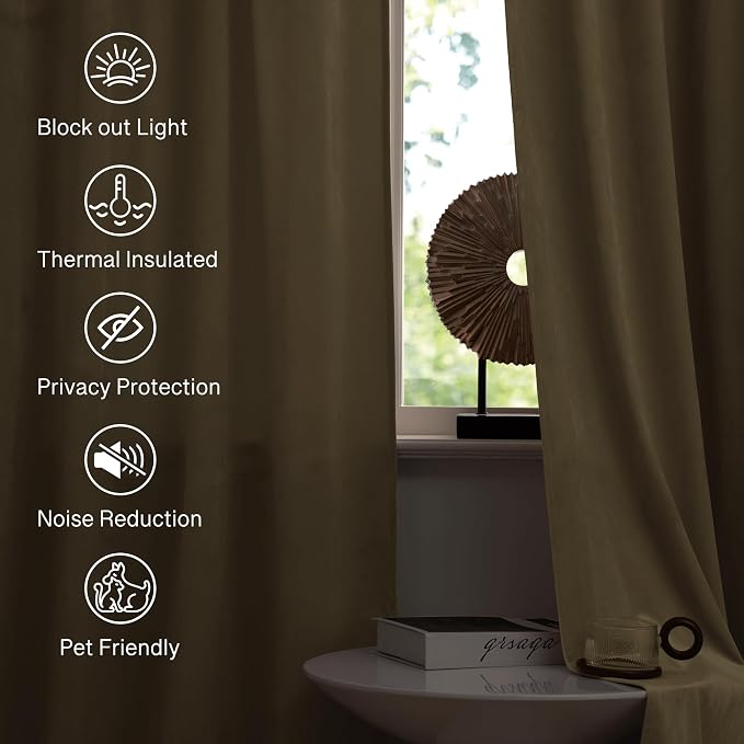 StangH Ivory White Velvet Curtains - Image 5