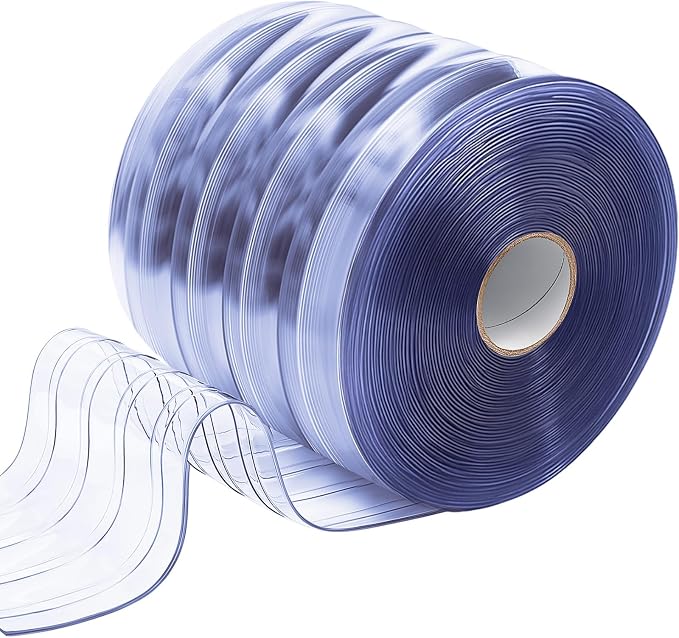Moukeren Plastic Door Curtain for Winter 150 ft x 8 Inch Thermal Insulated by Moukeren