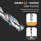 Drill Bit, 2.5mm Cutting Diameter, 4241 HSS 118° Cutting Angle Uncoated Bright - Image 5
