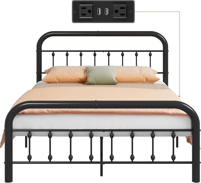 WLIVE Metal Platform Bed Frame, Queen Bed Frame - Image 8