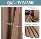 ChrisDowa Room Darkening Curtains 102 Inches Long 2 Panels Set - Image 3