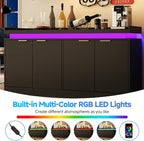 LED Sideboard Buffet Cabinet - Image 4