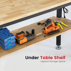 60 Inch Work Bench for Garage Adjustable Height Workbenches - Image 4