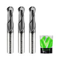 Carbide Ball Nose End Mills 2 Flute 5/16 Inch SHK. and Cutting Dia. 3D Carving by SHARPENYOURLIFESTYLE
