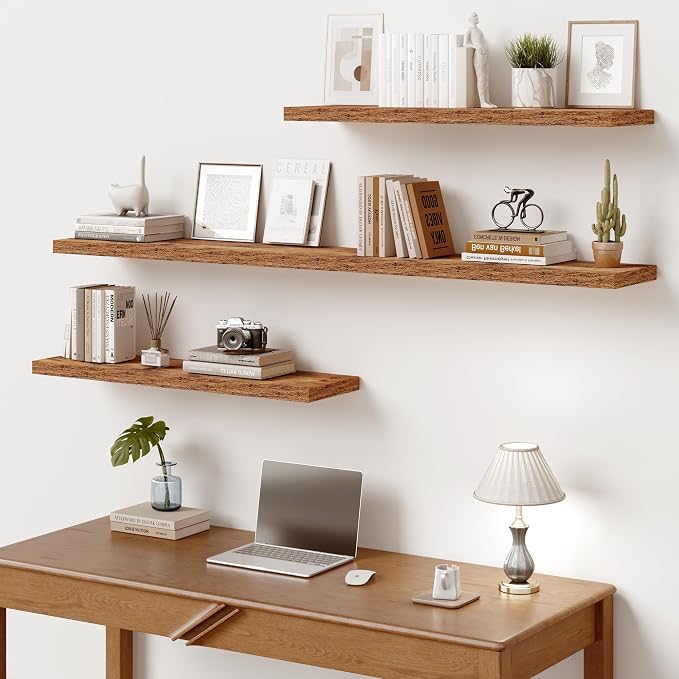 Vivelove 10 Inch Deep Floating Shelves 30 inch Long, 30 x 10 Wide Wall Shelves - Image 7