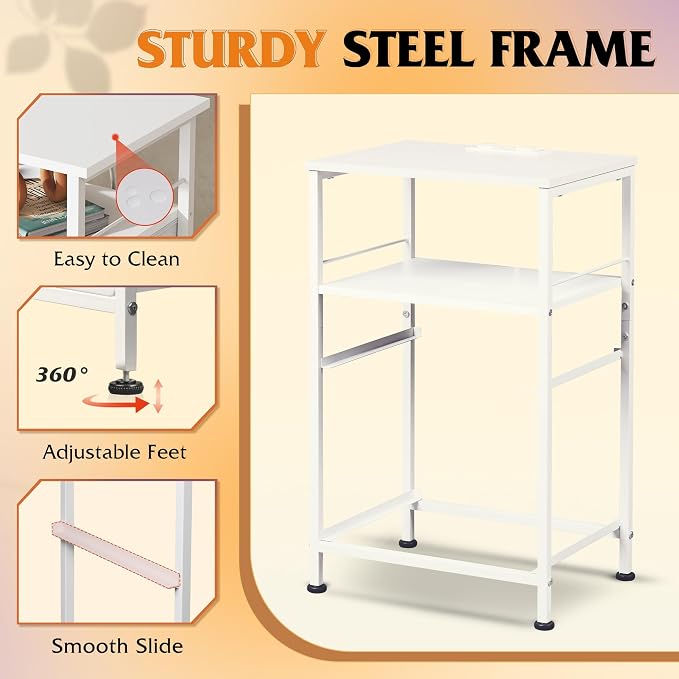 WLIVE Night Stand Set 2, Nightstands - Image 6