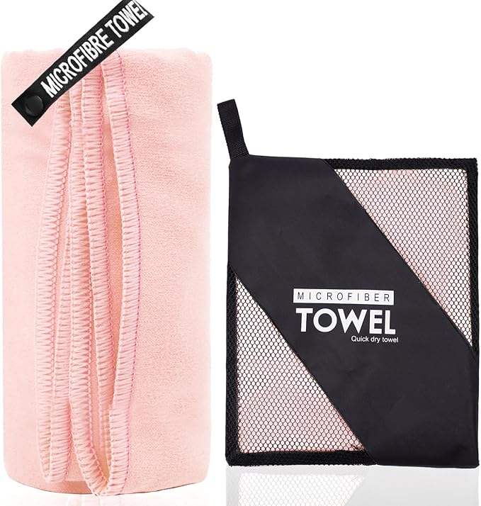 Microfiber Travel Towel, Soft Lightweight Quick Dry Towel, Super Absorbent - Image 2