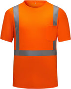 High Visibility Shirts Quick Dry Safety T Shirts by DPSAFETY