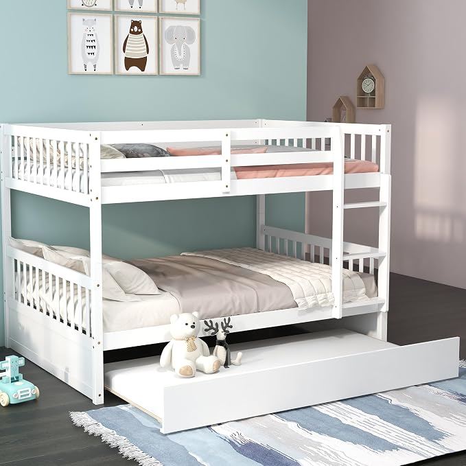 KOMFOTT Wood Full Over Full Bunk Bed - Image 4