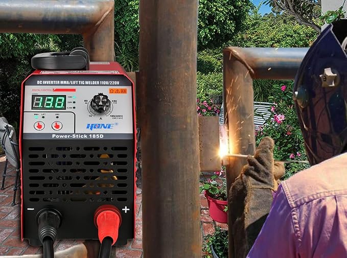 HONE ARC Welder, Actual 185Amp 110V/220V Stick Welder - Image 4