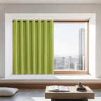 NICETOWN Fresh Green Blackout Curtains 72 inches Long, Grommet Privacy Window by NICETOWN