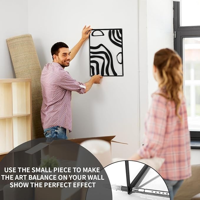 Art3d Metal Wall Art, Line Art Wall Décor, Life and Romance Story theme - Image 5