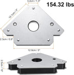 HARFINGTON 2pcs Welding Magnets 154.32 lbs Magnetic Welding Clamp Holder - Image 2