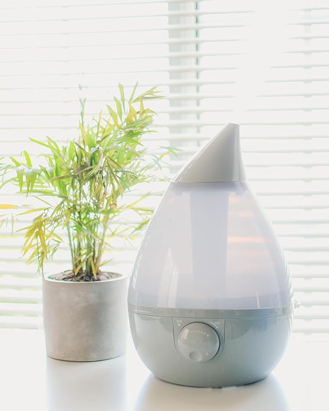 Crane Ultrasonic Teardrop Cool Mist Humidifier, Large 1 Gal Tank, Automatic - Image 6