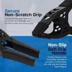 Lot of 4-6" inch Spring Clamp Large Super Heavy Duty Spring Metal All Black - Image 5
