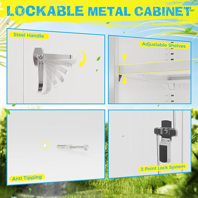 Pataku Metal Storage Cabinet - Image 5