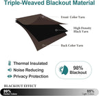 ChrisDowa Brownout Curtains 70 inches Wide - Image 4