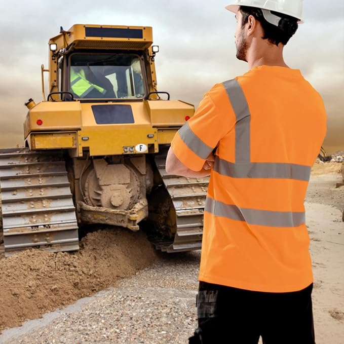 High Visibility Class 3 T Shirts，Hi Vis Safety Shirts - Image 5