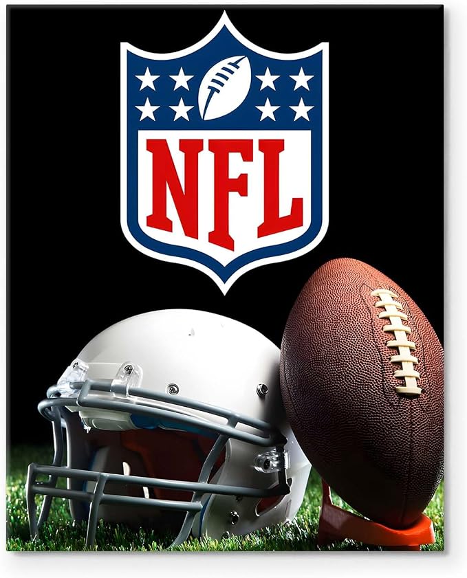 B.B.F MAKE American Football Canvas Wall Art Super Champions Bowl Poster Rugby - Image 9