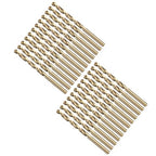 Drill Bit, 3/32" Cutting Diameter, 4241 HSS Black and Gold 118° Cutting Angle by CoCud