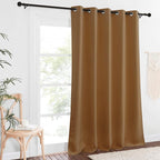 NICETOWN Sliding Door Window Treatment Blackout Patio Door Curtain Panels - Image 8