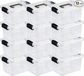 Nazhura Plastic Storage Bin, Stackable and Nestable Storage Boxes by NazhuraGoodCompanionAtHome