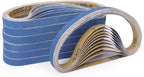 40-Piece 1/2 x 18 Inch 320 Grit Zirconia Sanding Belts, Heavy Duty Long-lasting by Shineboc