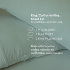 SHEEX - Original Performance Sheets Set Silver Lilac - Cooling Sheets, Moisture - Image 5