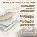OAZ 16 x 79 inch Canvas Fabric Patch Self-Adhesive Waterproof Fabric Repair - Image 2