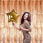 GOER 3.2 ft x 8.2 ft Metallic Tinsel Foil Fringe Curtains, Party Streamer - Image 4